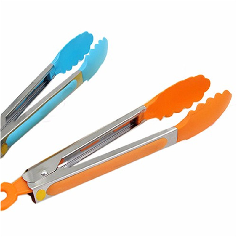 Kitchen Tools In Baking - Silikon ısı Rsistant pişirme Tong klip