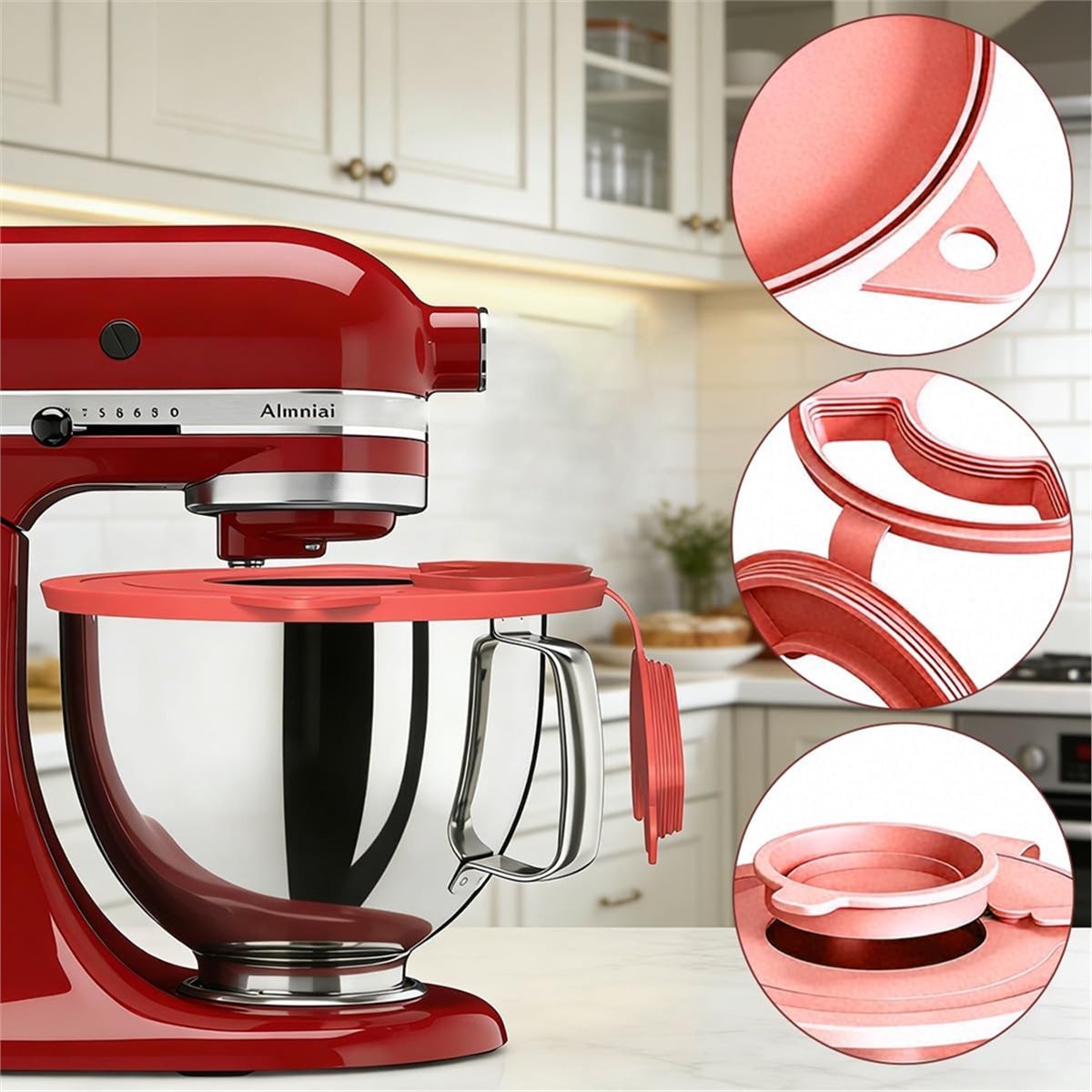 Stand Mixer Bowl - A1837U Aug. Silikon Mikser Kase Kapağı,