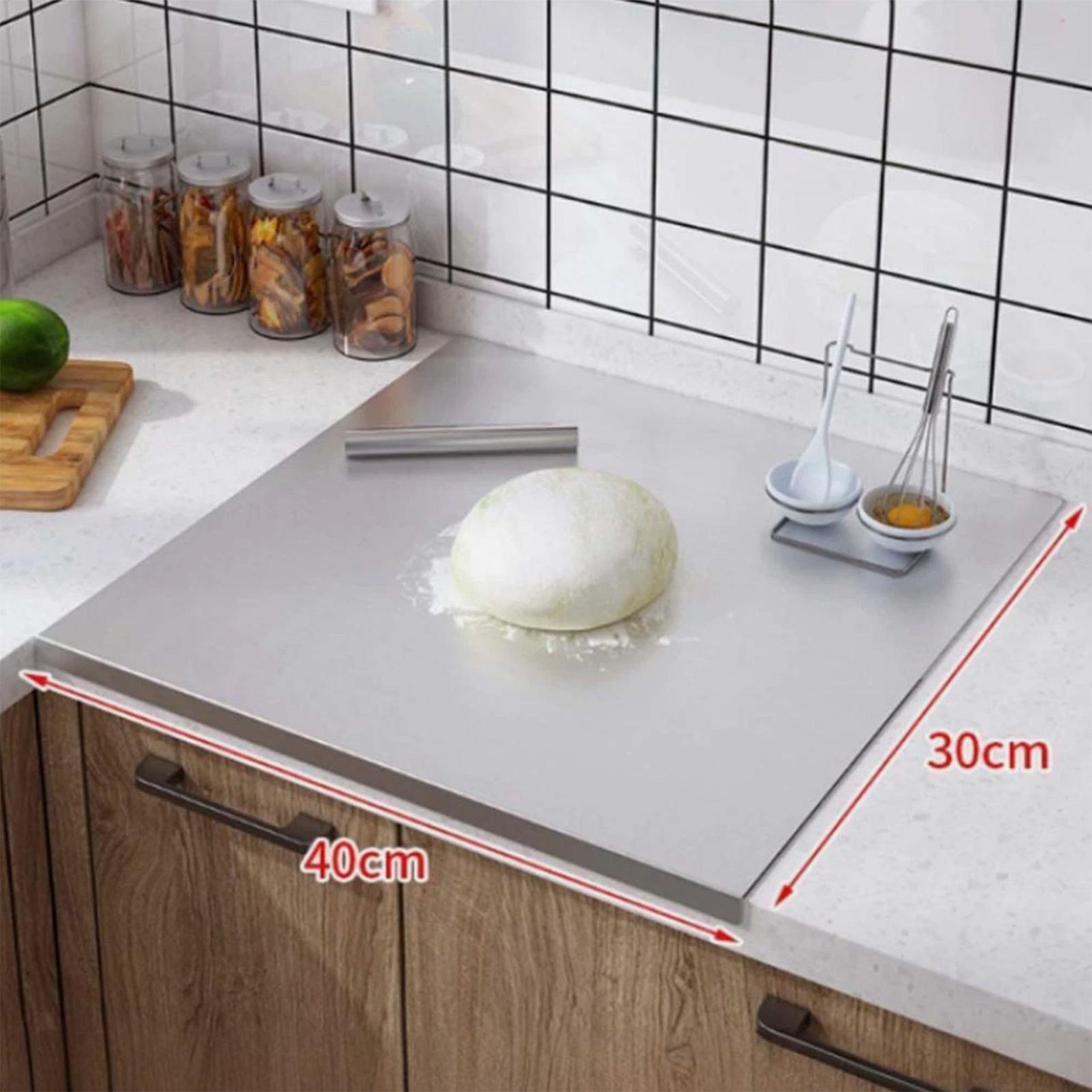 Kitchen Tools In Baking - Paslanmaz Çelik Kesme Tahtası Yapışmaz Çift