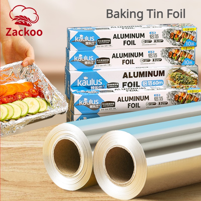 Kitchen Bakery - Zackoo 10/20/40 M Alüminyum Folyo Pişirme
