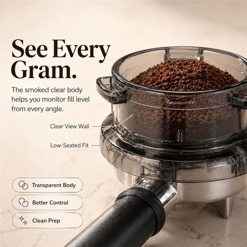 Breville Espresso Barista Touch - Promosyon! Twist-Lock Portafilter Hunisi 54Mm Bambino,