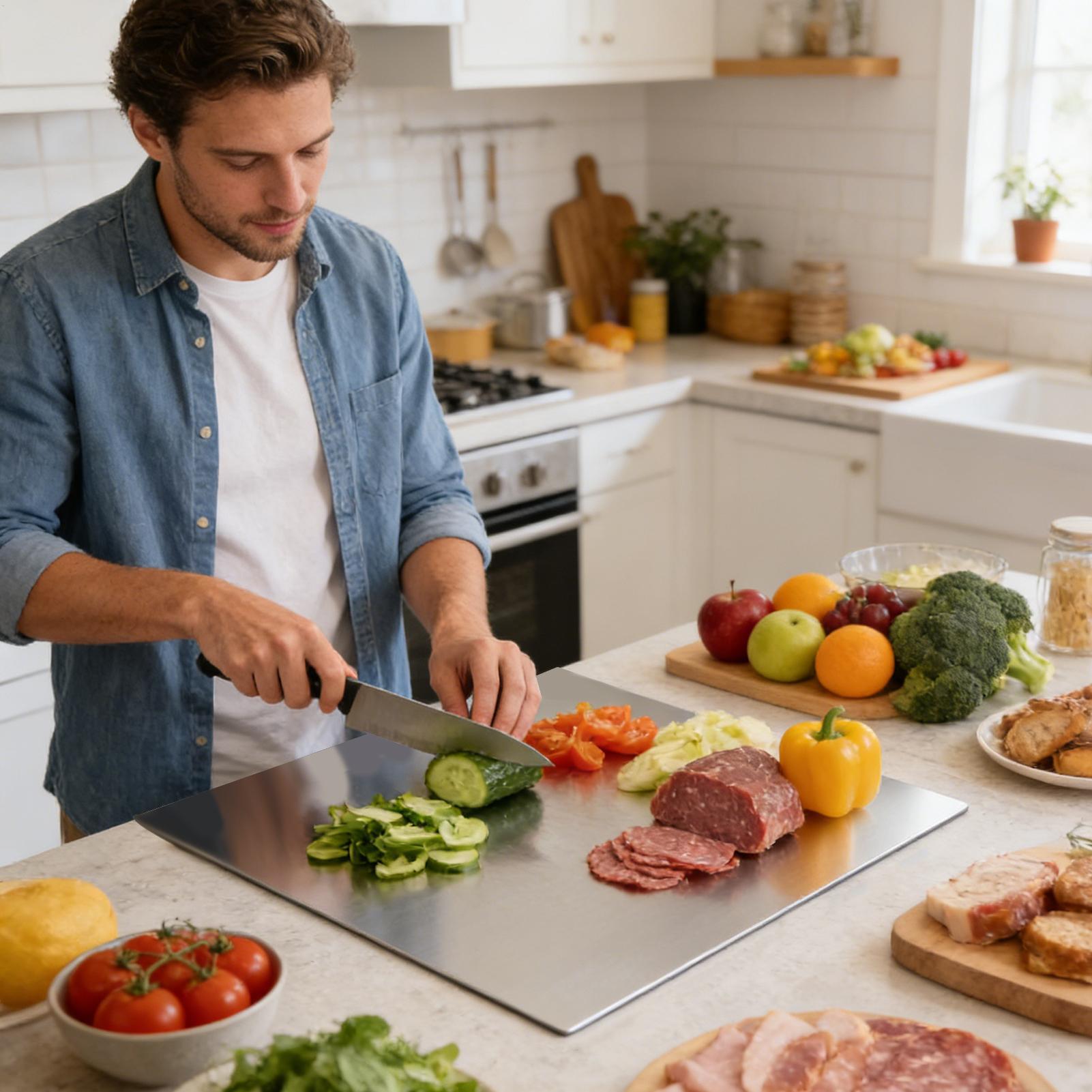 Paslanmaz Çelik Kesme Tahtası  - Kitchen Tools In Baking incelemesi ve fiyatı