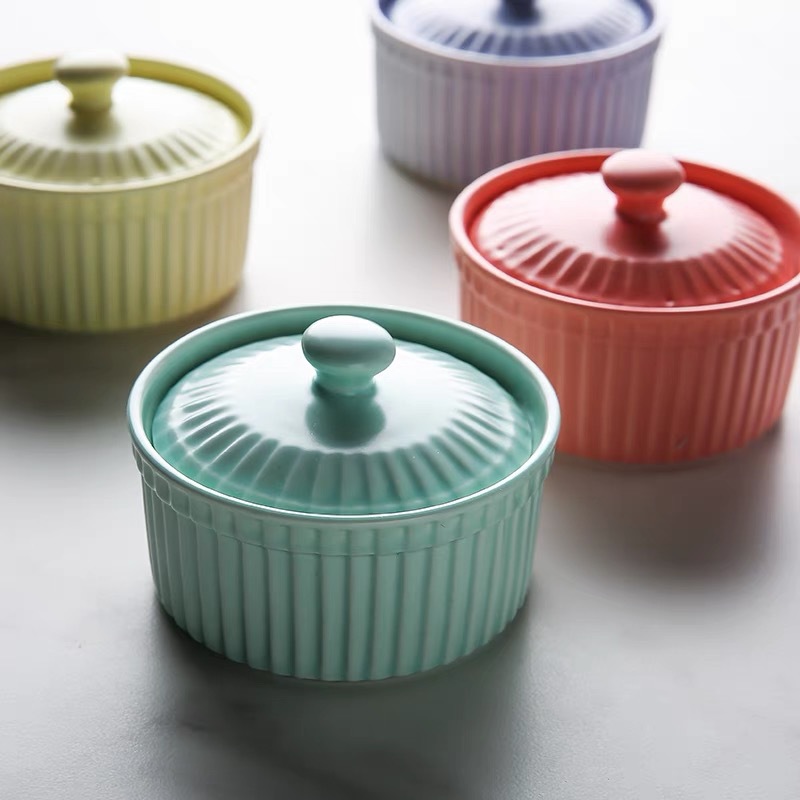 Seramik Kapaklı Ramekin Kase,  - Kitchen Baking Tray Set incelemesi ve fiyatı