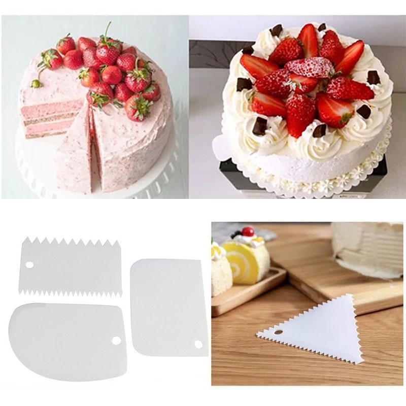 Plastik Kek Kazıyıcı Seti Pişi - Fondant Smoother Set incelemesi ve fiyatı