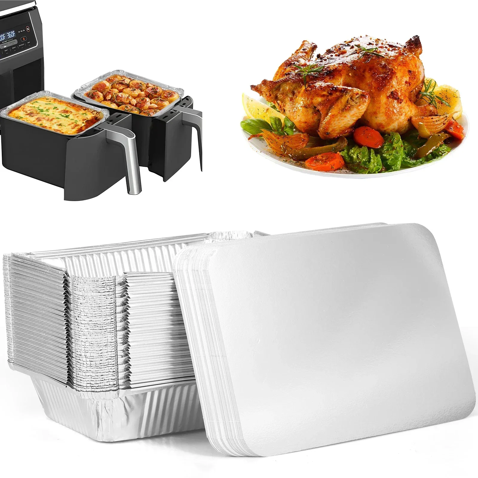 50/100 adet alüminyum folyo te - Kitchen Baking Tray Set incelemesi ve fiyatı