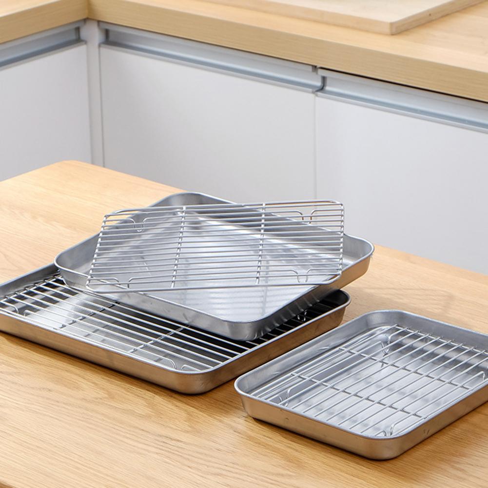 1 Set Paslanmaz Çelik Fırın Te - Kitchen Baking Tray Set incelemesi ve fiyatı