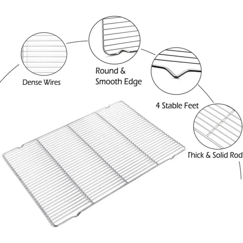 304 Paslanmaz Çelik Fırın Teps - Kitchen Baking Tray Set incelemesi ve fiyatı